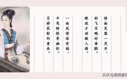 才华怎么样造句，浣溪沙绣幕芙蓉一笑开