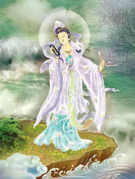 观世音菩萨三十二相，看一眼都是福份，阿弥陀佛！
