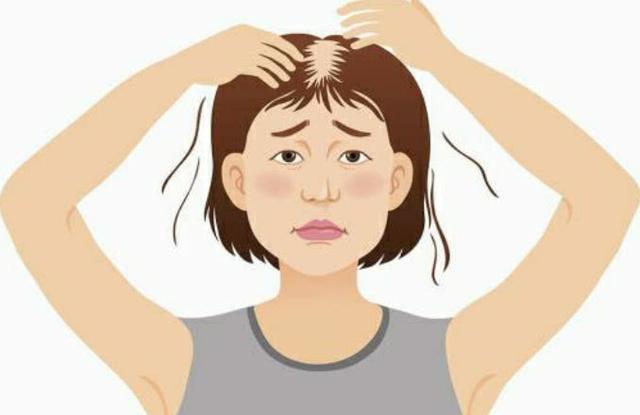 别人有事业线，我连发际线都没有，生了孩子以后怎么会秃头？