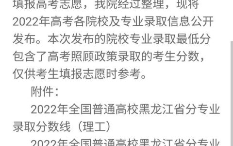 哈师大录取分数线(哈师大录取分数线2021)