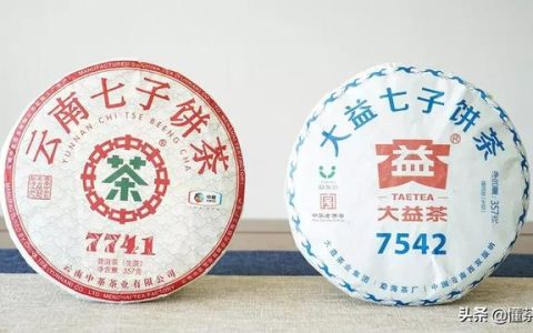 中茶的普洱怎么样，大益7542与中茶7741