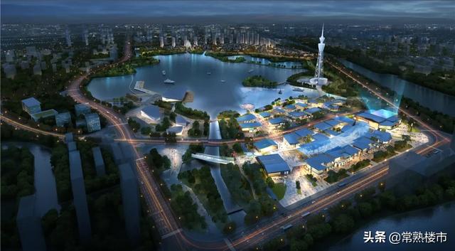 常熟潜力股——琴湖片区建设正当时，实景航拍，美好来袭