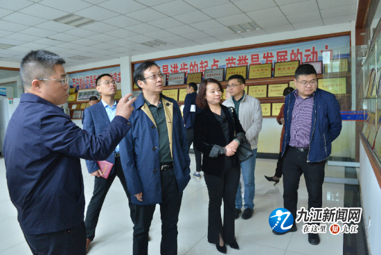 九江市政府市长助理彭启智深入九江经开区科技园区企业调研