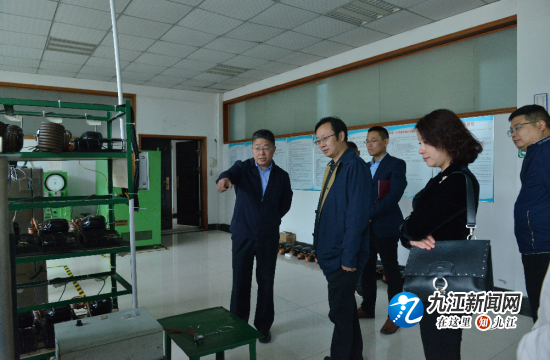 九江市政府市长助理彭启智深入九江经开区科技园区企业调研