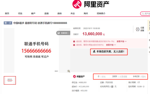 15666666666靓号拍卖（火热拍卖 15666666666靓号）