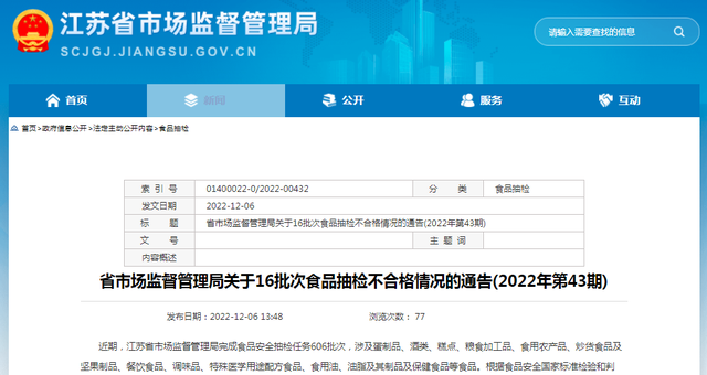 江苏省市场监管局抽检保健食品148批次 全部合格