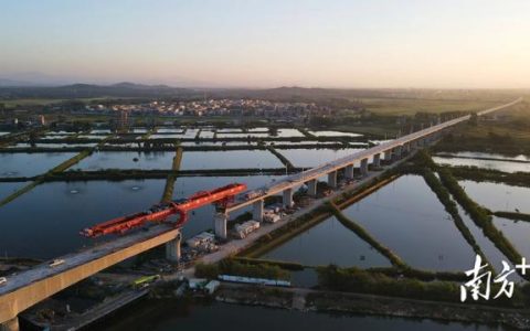 沿海高速铁路建设 助力中国经济繁荣发展