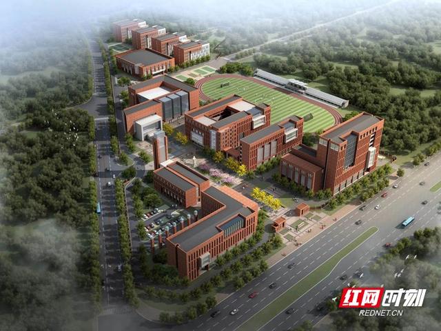 张家界市永定区楚怡中职学校建设有序推进 建成后可增加学位1500个