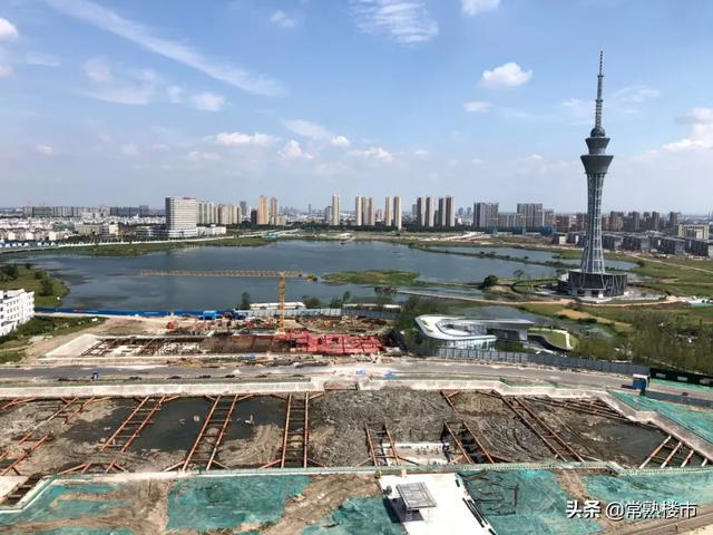 常熟潜力股——琴湖片区建设正当时，实景航拍，美好来袭