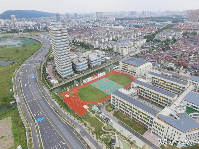 常熟潜力股——琴湖片区建设正当时，实景航拍，美好来袭