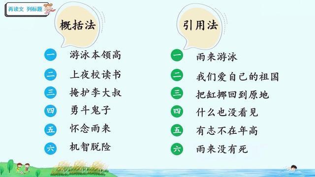 《小英雄雨来》、《我们家的男子汉》、《芦花鞋》，学生学习资料