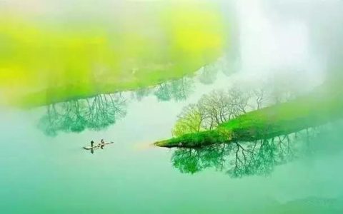 春江水绿如蓝 惊艳江南美景