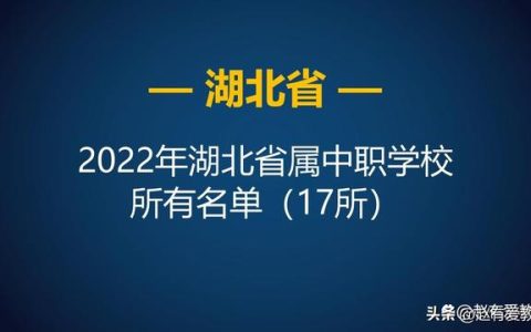 武汉中职学校(武汉中职学校排名)
